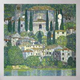 Landschaft mit Zypressen - Gustav Klimt Poster