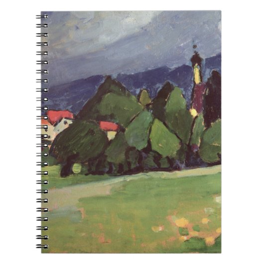 Landschaft, Murnau Notizblock (Vorderseite)