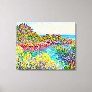 Landschaft nahe Monte Carlo, Claude Monet 1883 Leinwanddruck