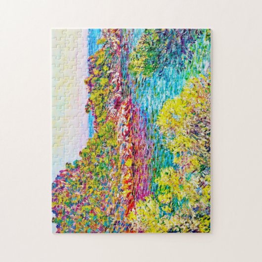 Landschaft nahe Montecarlo, 1883 Claude Monet Puzzle (Vertikal)