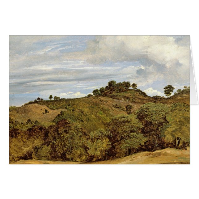 Landschaft nahe Olevano, 1822 (Vorderseite (Horizontal))