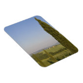 Landschaft nahe Pienza. Val d'Orcia, Siena Magnet (Rechte Seite)