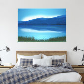 Landschaft Natur Berg Canvas Print Leinwanddruck (Insitu (Schlafzimmer))