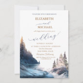 Landschaft, Natur, Einladung zur Waldhochzeit (Vorderseite)