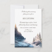 Landschaft, Natur, Empfang Wald Einladung (Vorderseite)