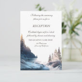 Landschaft, Natur, Empfang Wald Einladung (Stehend Vorderseite)