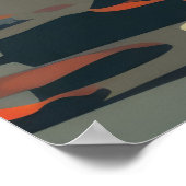 Landschaft Natur Sonnenuntergang Landschaft Natur Poster (Ecke)