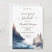 Landschaft, Natur, waldliches Brautparty Einladung (Vorderseite)