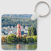 Landschaft Neuchatel, Schweiz Schlüsselanhänger (Rückseite)