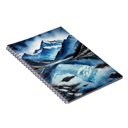 Landschaft Neuseelands | Notebook-Journal Notizblock (Rechte Seite)