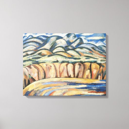 Landschaft, New Mexico von Marsden Hartley, Fine A Leinwanddruck (Vorderseite)