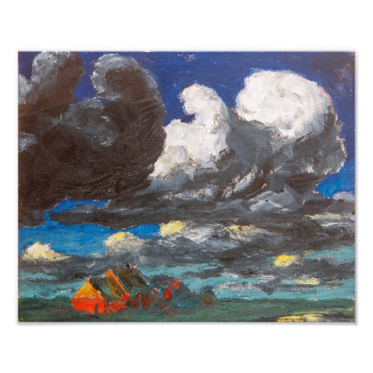Landschaft, Nordfriesland | Emil Nolde | Fotodruck (Vorne)