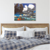 Landschaft, Nordfriesland | Emil Nolde | Leinwanddruck (Insitu (Schlafzimmer))