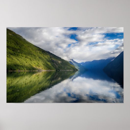 Landschaft Norwegens Poster (Vorne)