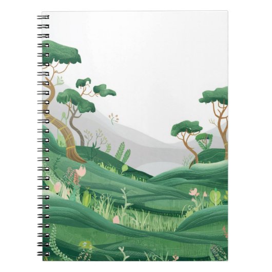 Landschaft Notizblock (Vorderseite)