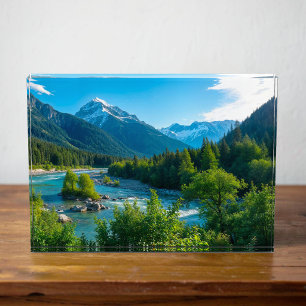 Landschaft Nr. 10, Landschaftsreihe, 18 cm x 13 cm Fotoblock