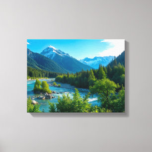 Landschaft Nr. 10, Landschaftsreihe Leinwanddruck