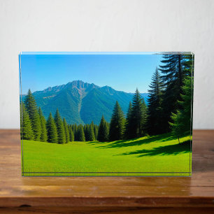 Landschaft Nr. 12, Landschaftsreihe, 18 cm x 13 cm Fotoblock