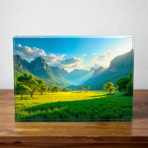 Landschaft Nr. 13, Landschaftsreihe, 18 cm x 13 cm Fotoblock