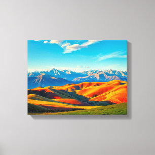 Landschaft Nr. 14, Landschaftsreihe Leinwanddruck