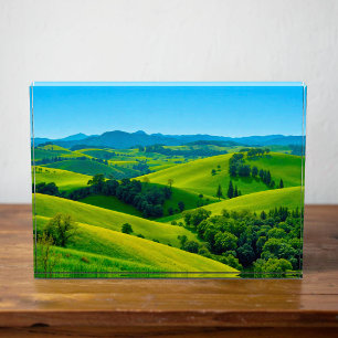 Landschaft Nr. 15, Landschaftsreihe, 18 cm x 13 cm Fotoblock