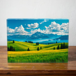 Landschaft Nr. 20, Landschaftsreihe, 18 cm x 13 cm Fotoblock