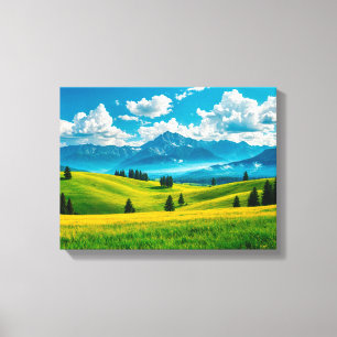 Landschaft Nr. 20, Landschaftsreihe Leinwanddruck