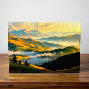 Landschaft Nr. 5, Landschaftsreihe, 18 cm x 13 cm Fotoblock