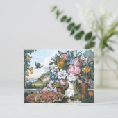 Landschaft, Obst und Blume Postkarte (Stehend Vorderseite)