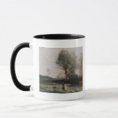 Landschaft oder, Morgen auf dem Gebiet Tasse (Links)