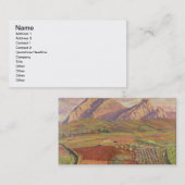Landschaft (Öl auf Leinwand) Visitenkarte (Vorne/Hinten)