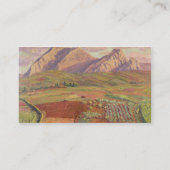 Landschaft (Öl auf Leinwand) Visitenkarte (Rückseite)