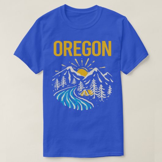 Landschaft Oregon T-Shirt (Design vorne)