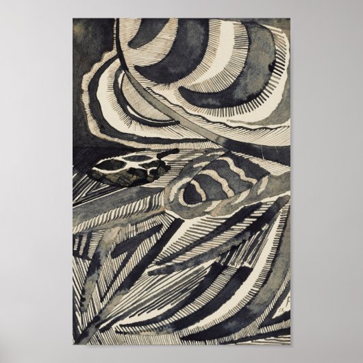 Landschaft | Otto Freundlich Poster (Vorne)