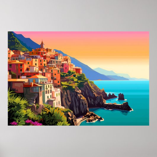 Landschaft Panoramaarchitektur Landschaft Natur Poster (Vorne)