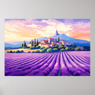 Landschaft Panoramablick Prairie Landschaft Natur Poster