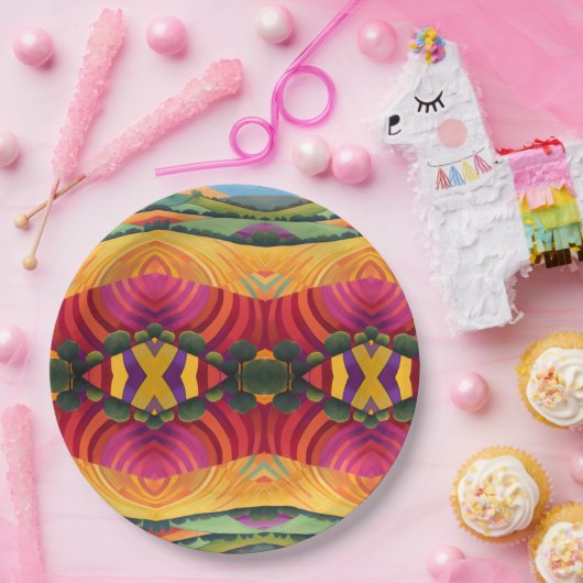 Landschaft Pappteller (Party)