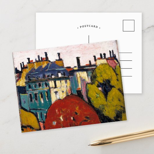 Landschaft, Paris | Henry Lyman Saően Postkarte