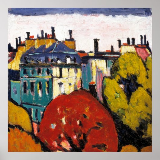 Landschaft, Paris Poster (Vorne)