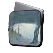 Landschaft (Pastell auf Leinwand) Laptopschutzhülle (Vorderseite Links)