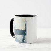 Landschaft (Pastell auf Leinwand) Tasse (Vorderseite Links)