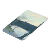 Landschaft (pastellfarben auf der Leinwand) Magnet (Linke Seite)