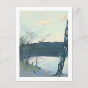 Landschaft (pastellfarben auf der Leinwand) Postkarte