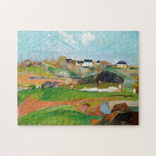 Landschaft Paul Gauguin Alte Malerei Kunst Puzzle (Horizontal)