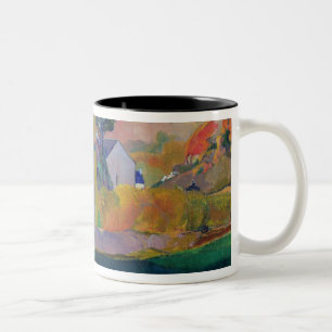 Landschaft Paul Gauguins Bretagne: die Zweifarbige Tasse