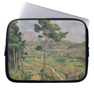 Landschaft Pauls Cezanne mit Viaduct Laptopschutzhülle