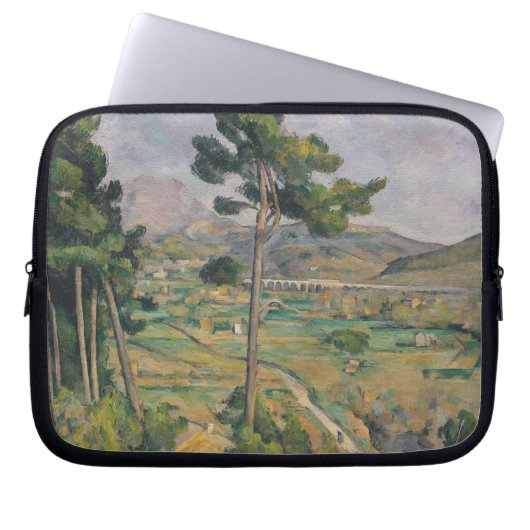 Landschaft Pauls Cezanne | mit Viaduct Laptopschutzhülle (Vorderseite)