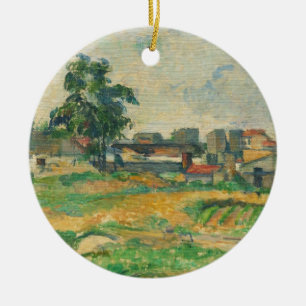 Landschaft Pauls Cezanne nahe Paris, C. 1876 (Ö Keramikornament