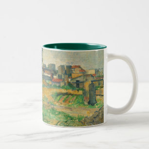 Landschaft Pauls Cezanne   nahe Paris, C. 1876 (Ö Zweifarbige Tasse
