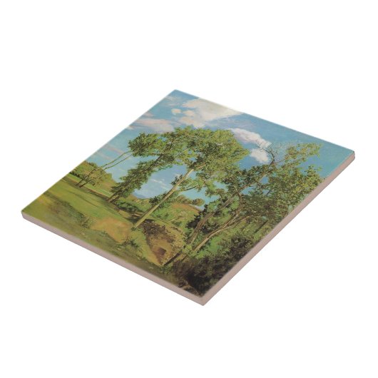 Landschaft Paysage Frederic Bazille Impressionist Fliese (Seite)